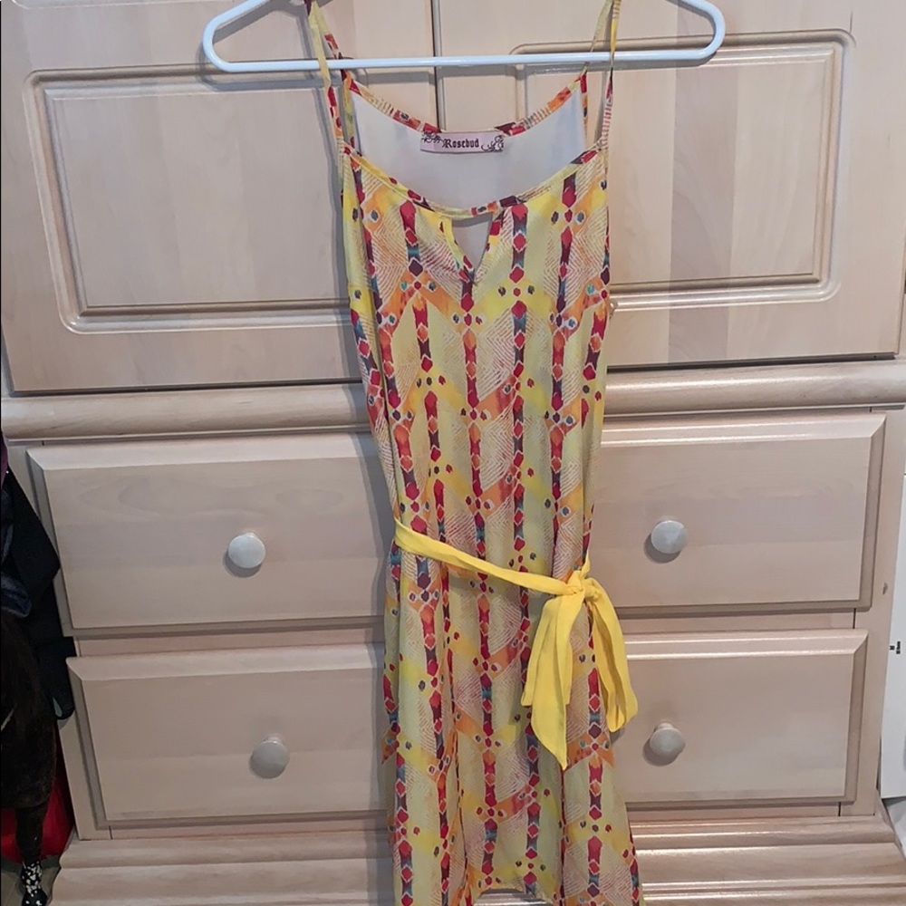 Francesca’s Multicolor Patterned Dress